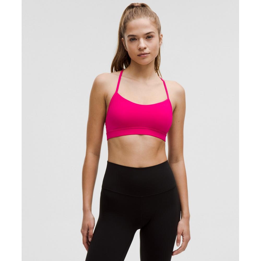 

Lululemon Flow Y BrA Nulu Light Support A C Cups pAssionAte 8