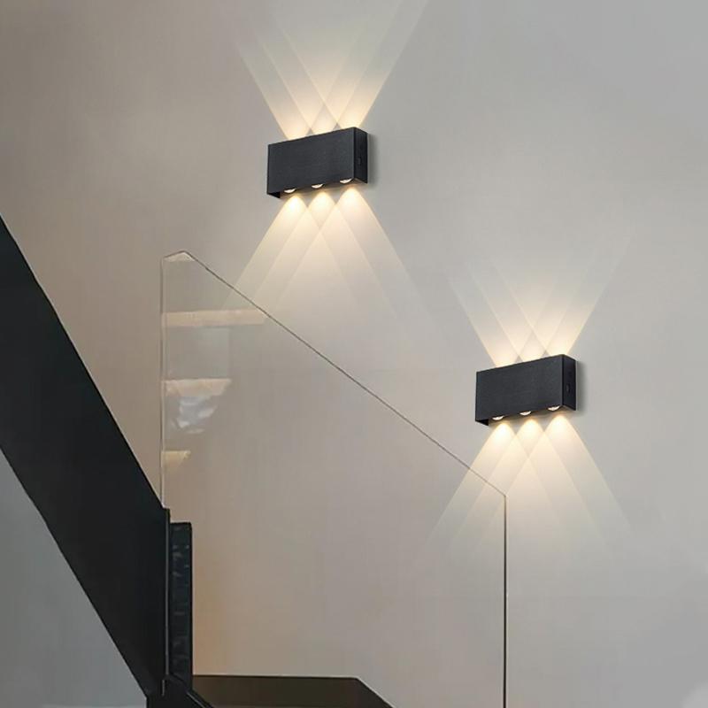 Minimally Designed LED Charging Wall Lamp 4000mAh Touch Three Color Wiring Free Indoor Decoration Bedside Corridor Bedroom Light