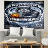 Timberwolves Logo Quick-Dry Tapestry Hanging for Bedroom,Livingroom, Playroom,Decor Art Room Wall Tapestry Holiday and Birthday Gifts