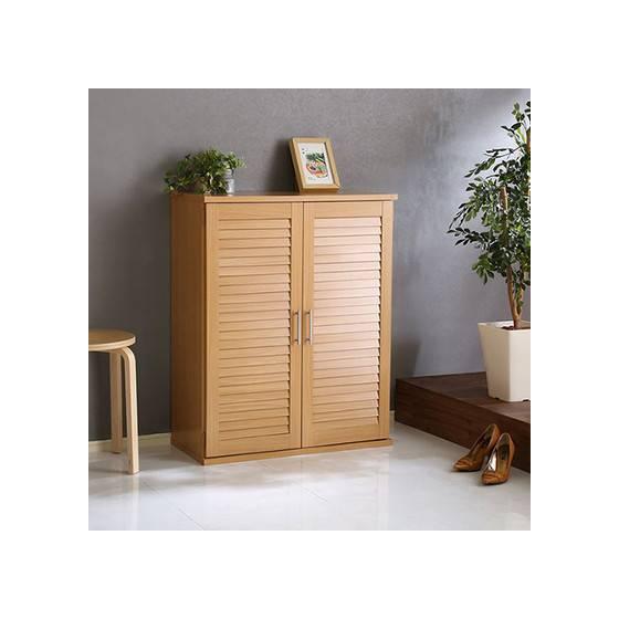Next Day Shoe Rack Shoe Rack with Louvered Door Low Type Low Adjustable Shelf Approx. 20 Pairs 7 Tiers Large Capacity Shoe Box Scandinavian Storage