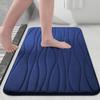 Super Absorbent Bath Mat Non Slip Rugs Bathroom Carpets Soft Memory Foam Floor Washable Bathtub Floor Rug Shower Doormat