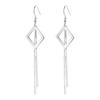 Geometric Earrings Ear Hooks Girls Japanese And Korean Version Of Ear Jewelry Temperament Personality Fashion Tassel Earrings