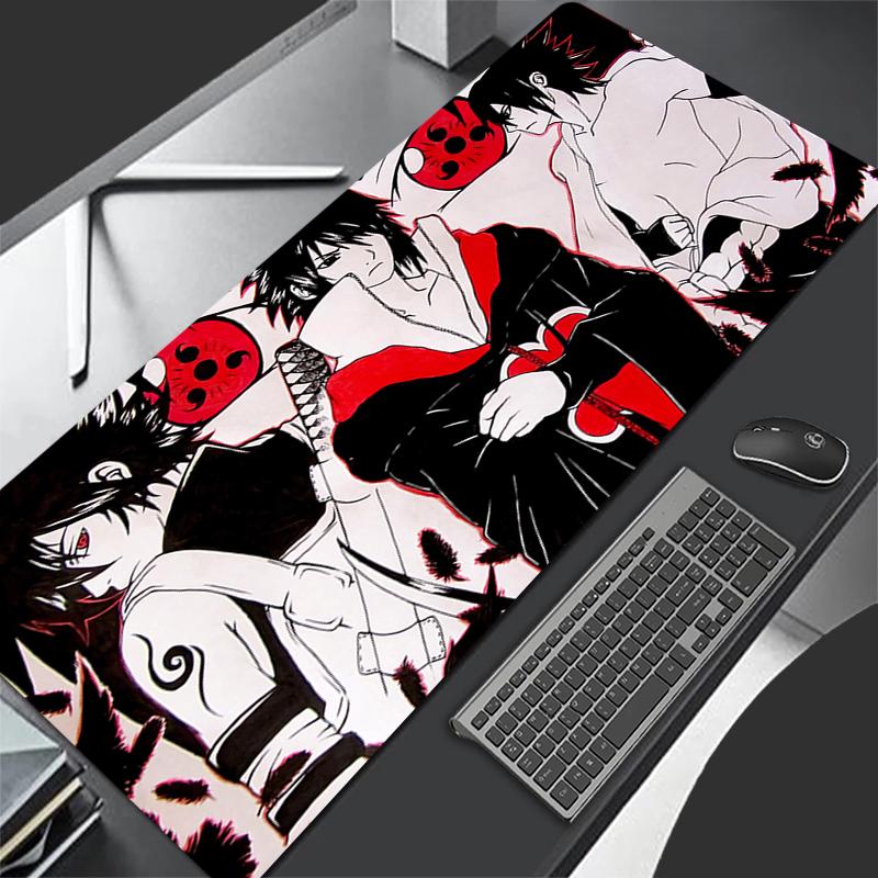 Exquisite Mouse Pad Naruto Sasuke Anime Cute Girl Gabinete Gamer Computer Desk Mat Keyboard Pad Pc Gaming Accessories Mousepad