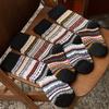 Male Autumn and Winter Thickened Warm Cotton National Wind Totem Sweat Absorbing Deodorizing Cotton Socks