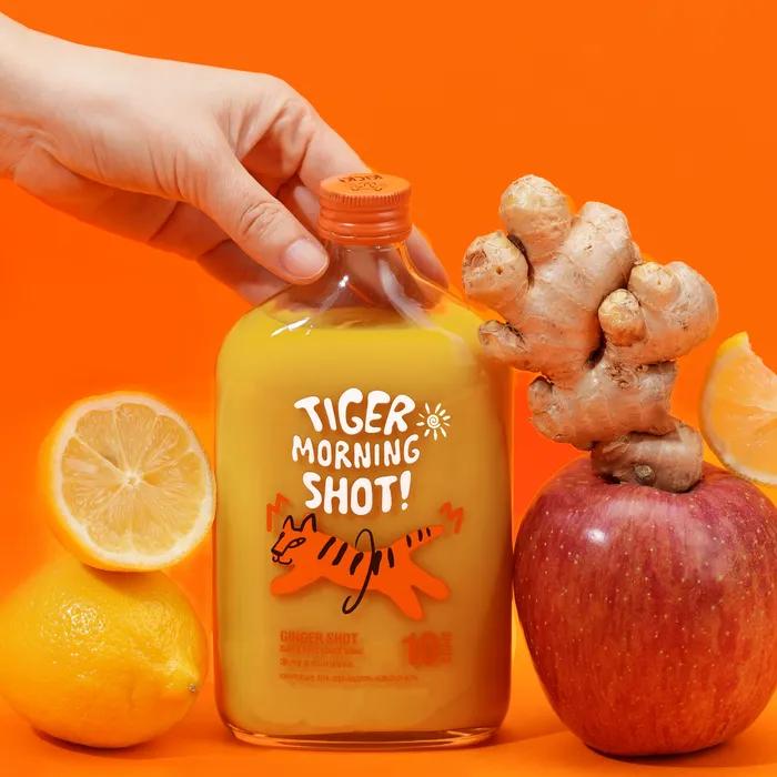 

Чудесное утро_Тигровое утро Имбирный шот + НАБОР рюмок (10 дней)