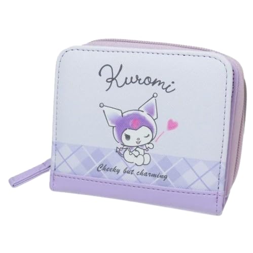 

[Perfect World Tokyo] Sanrio Kuromi Folding Wallet, Purple, Free Size