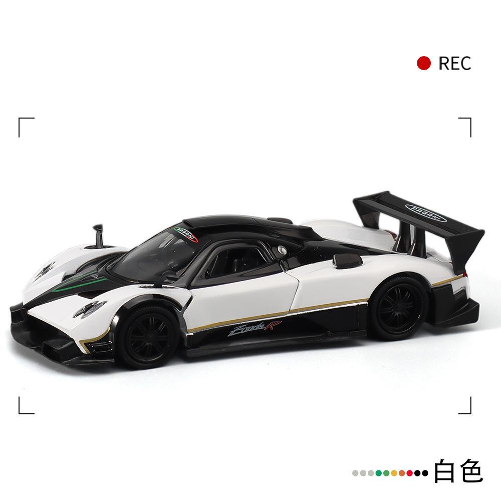 Simulation 1/32 Pagani Zonda R Super Sport Car Model Diecast Metal Miniature Voiture Collection Home Decor Boy Gift Toy Car