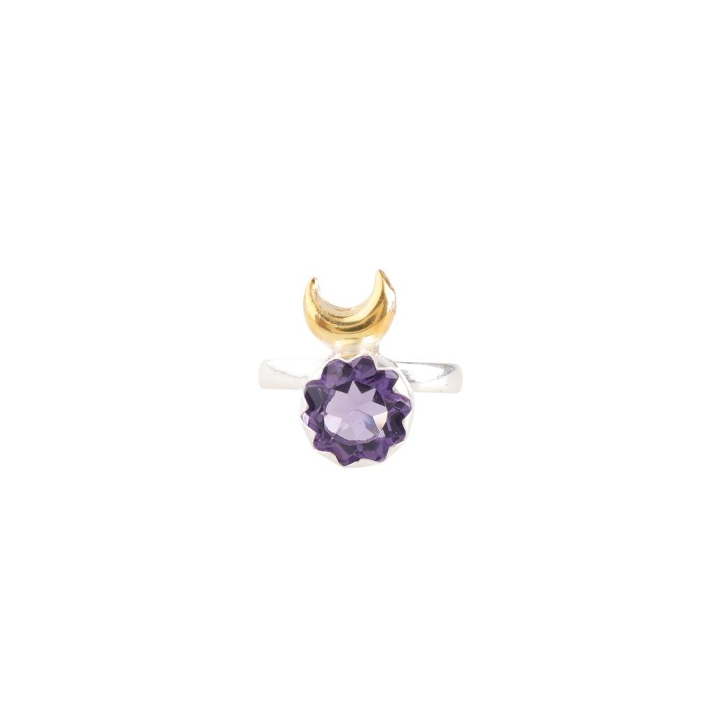 Purple Iolite Gemstone 925 Stamped Silver Jewelry Handmade Stylish Ring For Gift RR-58-9