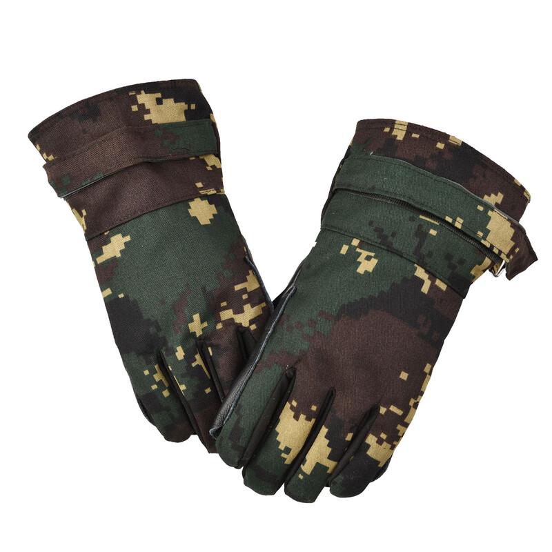 Men s Outdoor Full-Finger Leather Rappelling Gloves
