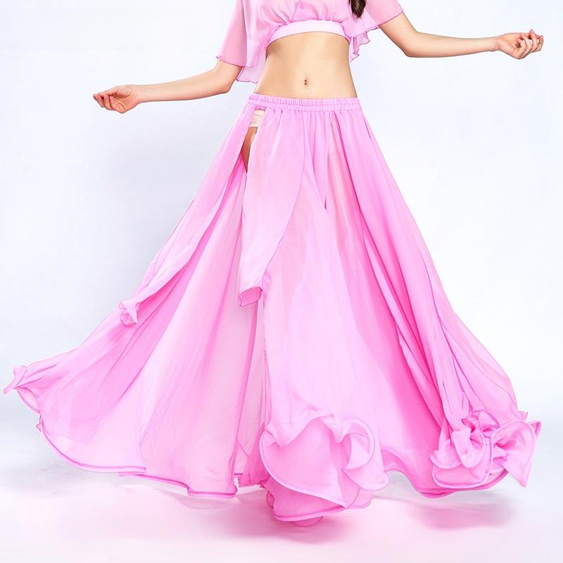 Women's Belly Dance Skirt Large Skirt Swing Summer New Style Sexy Eastern Dance Long Dress Beginner Friendly Royal Smeela