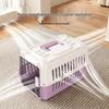 Mee Portable Pet Carrier for Cats and Dogs - Travel Air Transport Cage for Small & Medium Pets