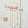 Elegant Natural Crystal Stone Sun Catcher Wind Chimes Bohemian Handmade Bedroom Hanging Ornaments Wall Decor Home Accessories