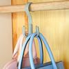 10Pcs Rotating Hook 4 Prong ABS Hat Display Hanger Scart Necktie Storage Hook for Closet Home