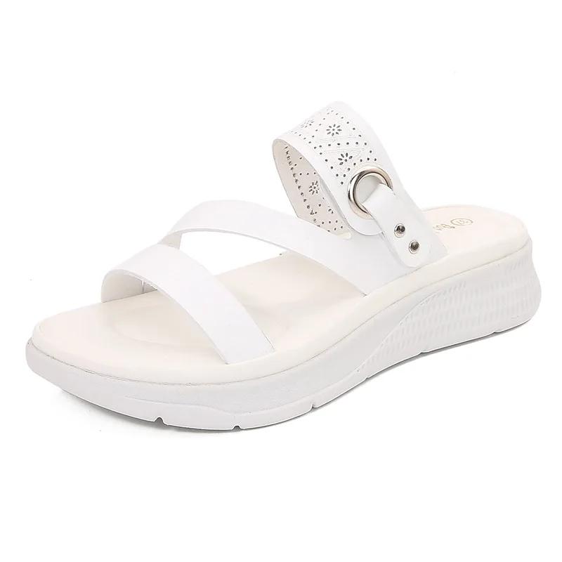 Shoes for Women Summer Fashion Women Comfortable Non-slip Platform Sandals Beach Sandalias Mujer Slip on Slippers Women