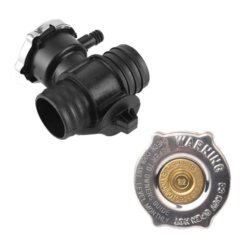 Engine Coolant Recovery Tank Cap,Coolant Filler Neck Radiator Hose Connector 52029195AK for Wrangler