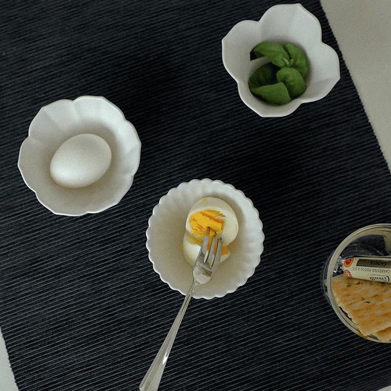 Mujagi Minimalist Ceramic Dessert Bowl Set