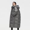 Xuezhongfei Women's Long Hooded Duck Down Jacket