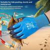 1 Pair Double Latex Coated Anti-Slip Wear-Resistant Super Grip Work Gloves For Garden Repairing Fishing Work Safety Gloves