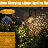 Solar Lanterns Outdoor Waterproof,Metal Watering Can Garden Decor Ornaments,Yard Art Hanging Path Lights,Outside Patio Decorations,Gardening Birthday