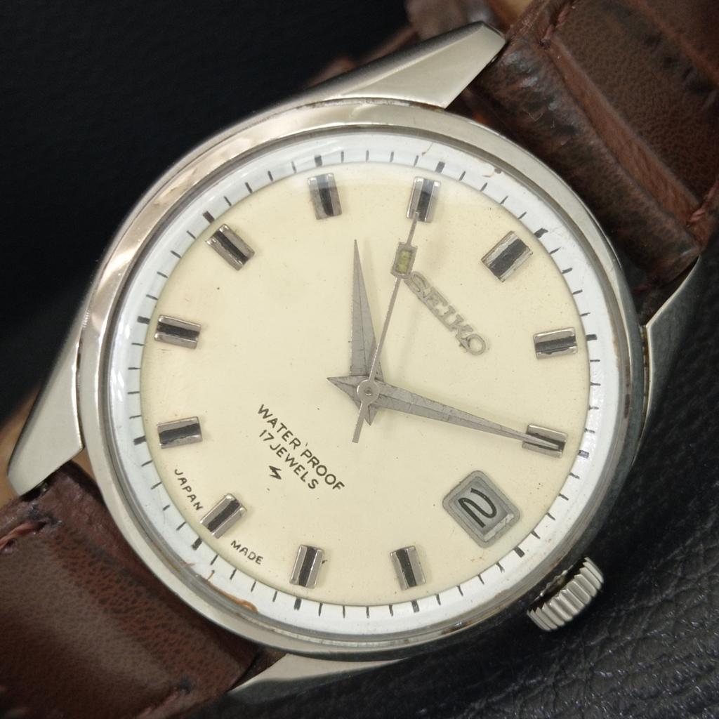ЯПОНСКИЕ ВИНТАЖНЫЕ МУЖСКИЕ ЧАСЫ SEIKO 6602B С РУЧНЫМ ЗАВОДОМ a706436-1