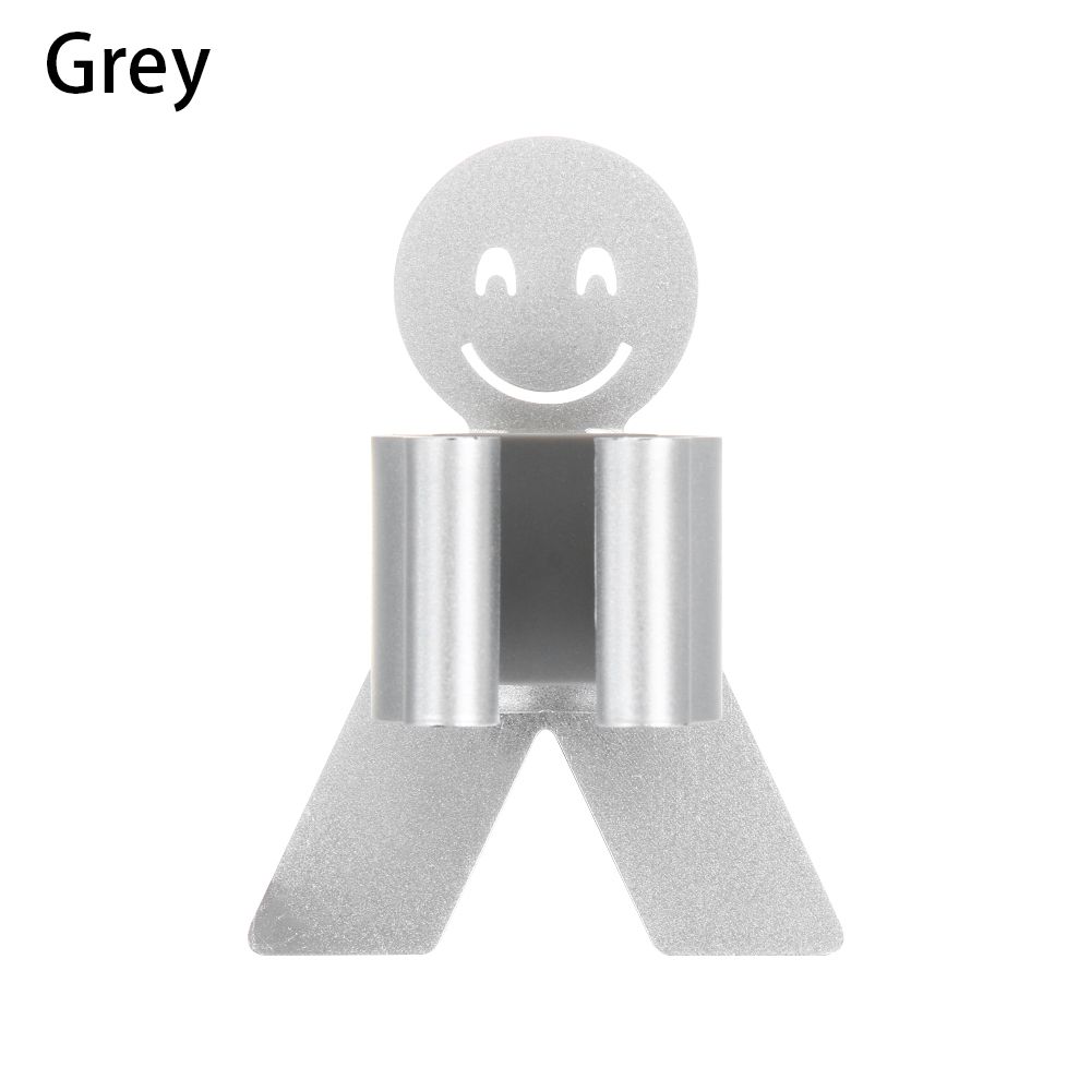 

Kitchen Supplies Bathroom Accessories Shelf Mop Holder Broom Hanger Wall Mounted Storage Rack сірий