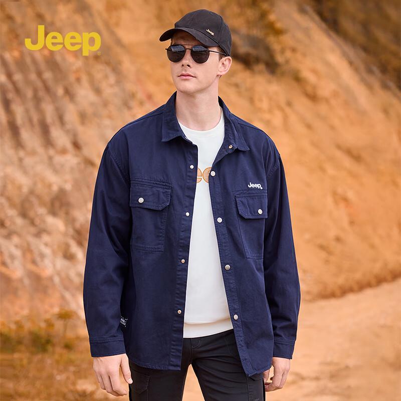 

Jeep Men s Long-Sleeve Cotton Casual Work Shirt XL