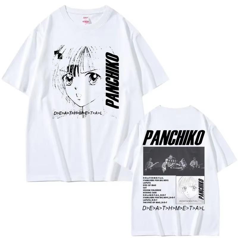 2026 Summer Hot Sale Rock Band Panchiko DEATHMETAL Album Graphic Print Tshirt Men Women Vintage Casual T-shirts