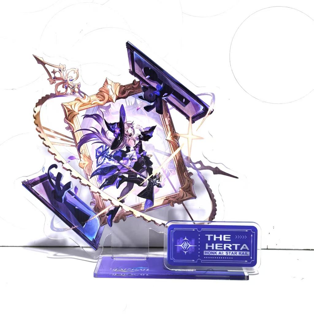 Game Figure Honkai: Star Rail Sunday Jiao Qiu Yunli Firefly Jingliu Acrylic Stand Model Plate Cosplay Anime Keychain Fans Gift