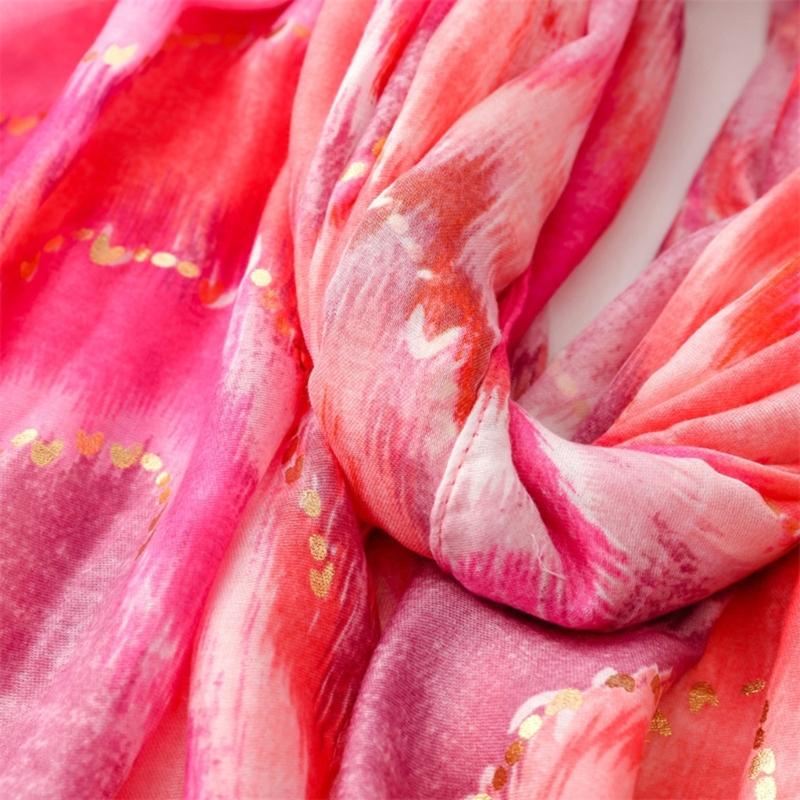 Large Scarf Silk Feeling Color Blending for Women Multifunctional Head Scarf Unisex Hijab Neck Scarves Daily Wear