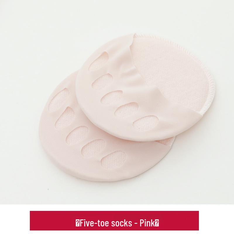 

Women s Summer Breathable Half Toe Socks - Forefoot Pad Five-Finger Boat Socks, Invisible Open Toe Design. Bare Socks (No Packaging)