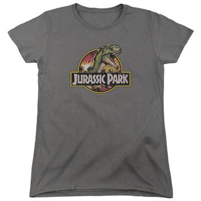 Jurassic Park Retro Rex T-shirt da Donna Carbone