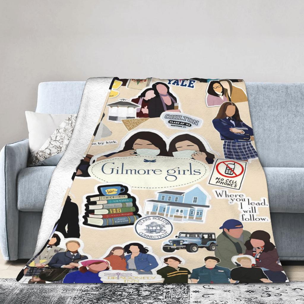 Ich liebe Gilmore Girls Amerikanisches Fernsehen Rory Gilmore Decke Warmes Plüsch Bettwäsche Überwürfe Für Draußen Flanell Bettdecke Bettbezug