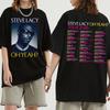 SteveLacy Oh Yeah Tour 2026 Koszulka Męska Damska Gotycka High Street Oversize Y2K Harajuku Punk Gotycka Okrągła Koszulka