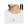Nike Зручна футболка з довгим рукавом Жіночі топи Біла FV7846100