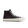 Chuck 70 Embroidered Lips High 'Love Me - Black' (Unisex) Black / University Red / Egret Canvas Shoes A01600C