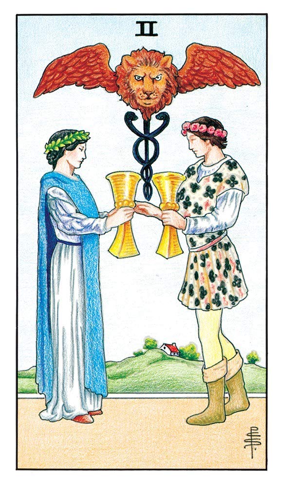 Kancharo 78-Card Tarot Set [Universal Waite Tarot Premier Edition] Includes Japanese Tarot Card Instructions & Pouch (Authentic)