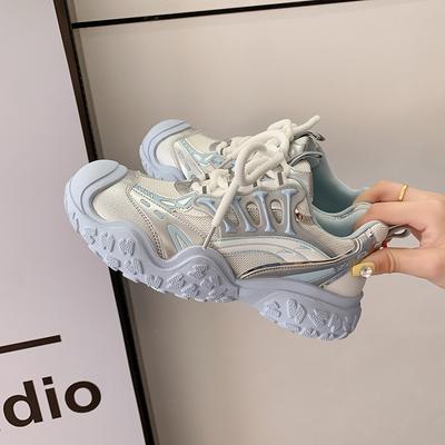 Star Mecha Shoes Women's Spring and Autumn New Casual Outdoor Dad Shoes Sports Ugly Cute Shoes