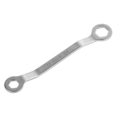 DualHead 17mm24mm Motorrad Ölablassschraube Entfernungsschlüssel Motorrad Reparaturschlüssel Sechskant