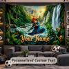 Wall Hanging Tapestry Custom NamePaddington Pattern Personalized Printed Fabric Wall Decor