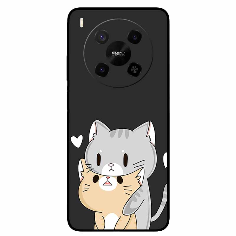 Cover For ZTE Blade V70 Max / Nubia V70 Max Black TPU Silicone Back Cover Animal Covers For ZTE Blade V70 Max Case For V70 Max