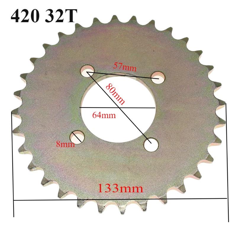 420 96/100/104/108/110/132/140Links Motorcycle Drive Chain Link For 50 70cc 90cc 110cc 125cc 140cc 150cc Pit Dirt Quad ATV Bike