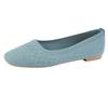 Cross-border Versatile Summer Casual and Comfortable Versatile Spring and Summer New Breathable Fly-woven One-pedal Soft-soled Women's Single Shoes