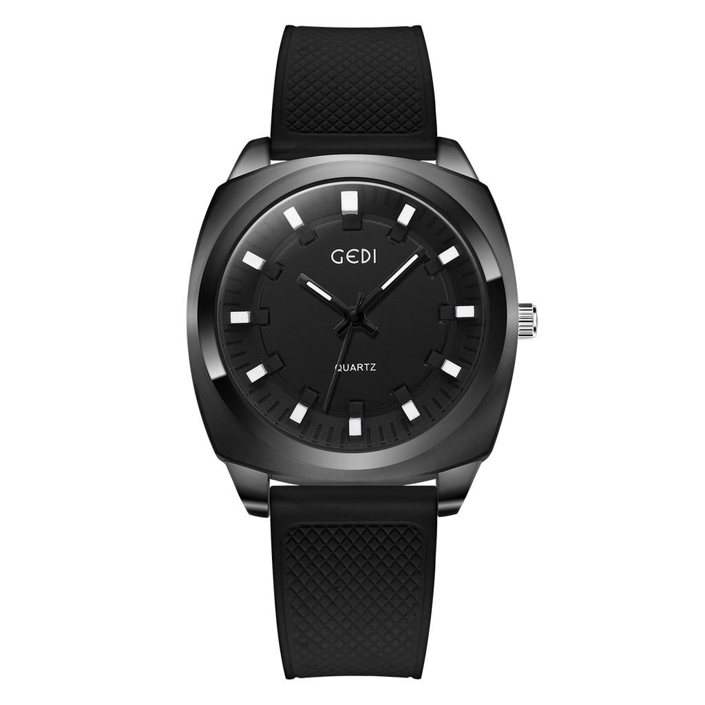 Watch Female Student Junior High School Student Exam Silicone Belt Simple Temperament Waterproof Daily Quartz Watch