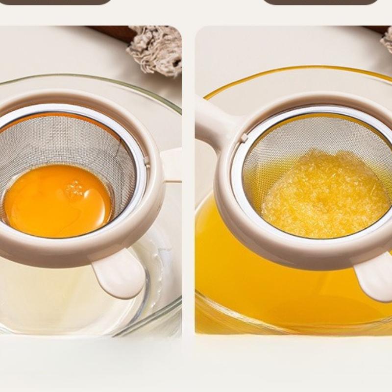 Mesh Strainer Rice Strainer Fine Mesh Removable Net Stainless Steel Colander with Handle Sieve Sifters for Food Baking Kitchen