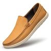 High Quality Men Casual Genuine Leather Loafers Slip On Business Office Shoes All-match Designer Walking Comfort Driving Shoes