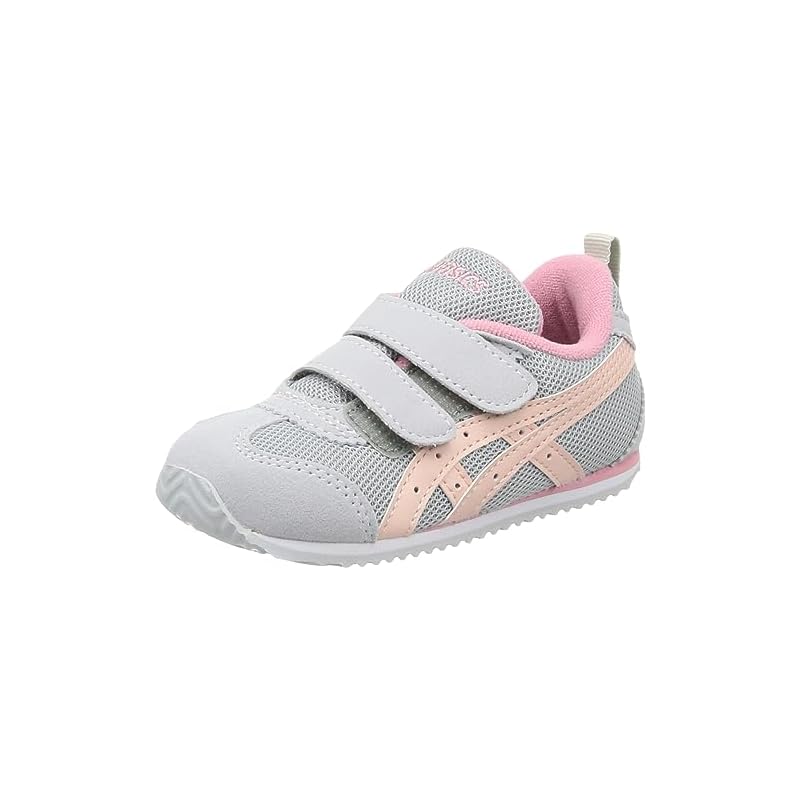 [Sukusuku] Baby Shoes Slim Model Metid Baby Light Gray/Pink 319 14.0 cm