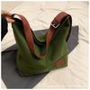 Leisure Commuting Large Capacity Canvas Bag Women's 2025 New Spring and Summer One-shoulder Crossbody Bag College Student Tote Bag
