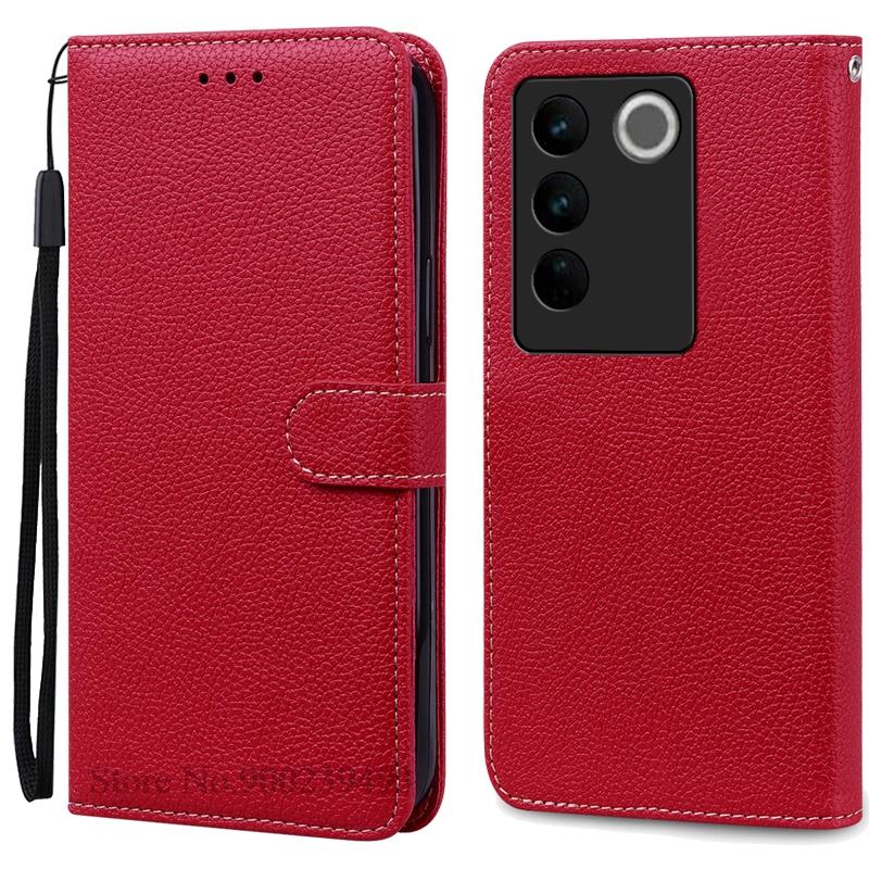 For Vivo V27e 4G Case Wallet Leather Flip Cover For Vivo V27E Case Stand Book Cover For VIVO T2 4G  Case Soft Silicone Fundas