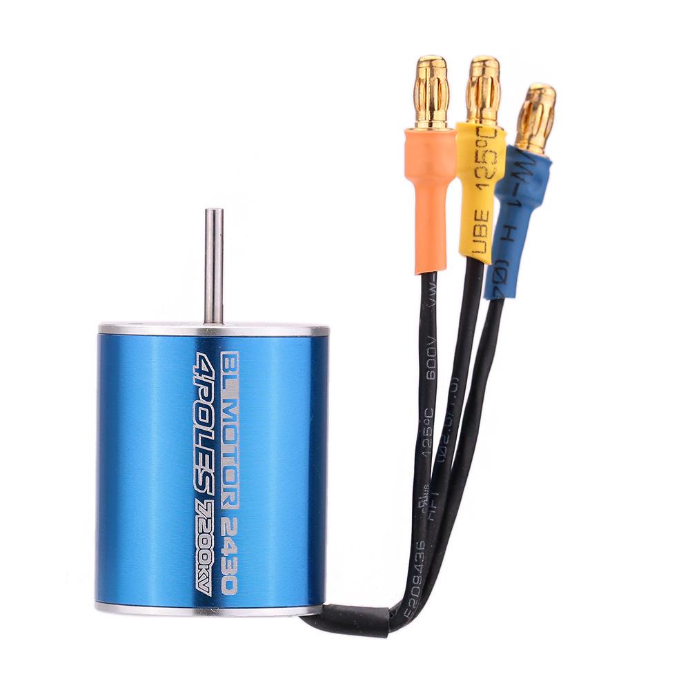 2430 5800KV 7200KV 4P Sensorless Brushless Motor & 25A Brushless ESC Electric Speed Controller