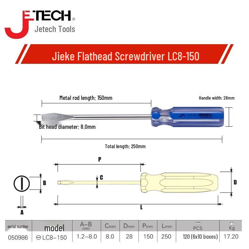 SMVP Magnetic Flathead Screwdriver CN plug (adapter included)